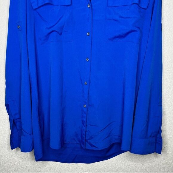 Calvin Klein Blue Blouse - Picture 7 of 7